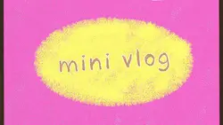 template mini vlog