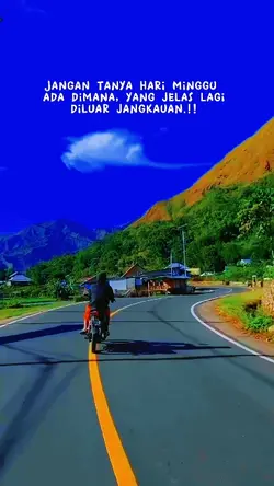 Hari minggu jgn tnya