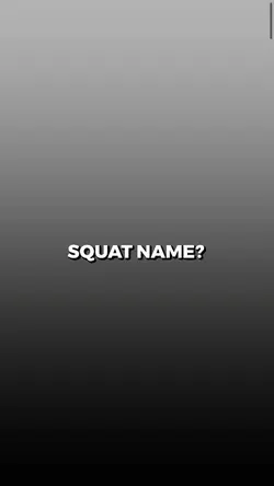 TREND SQUAT NAME?