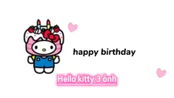HPBD hello kitty