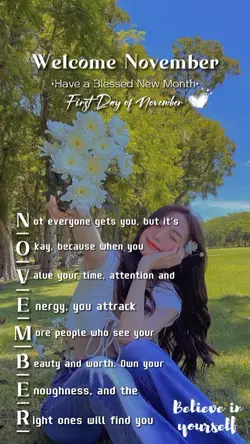 #WelcomeNovember
