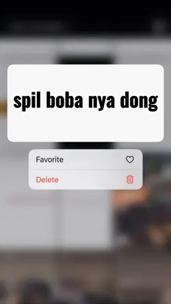 spil boba nya dong!!