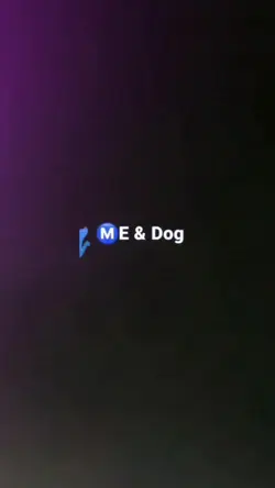 me & dog