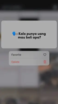 Kalo punya uang mau