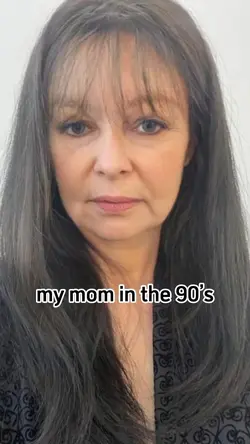 my mom in the 90’s