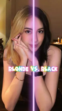 BLACK VS.BLONDE