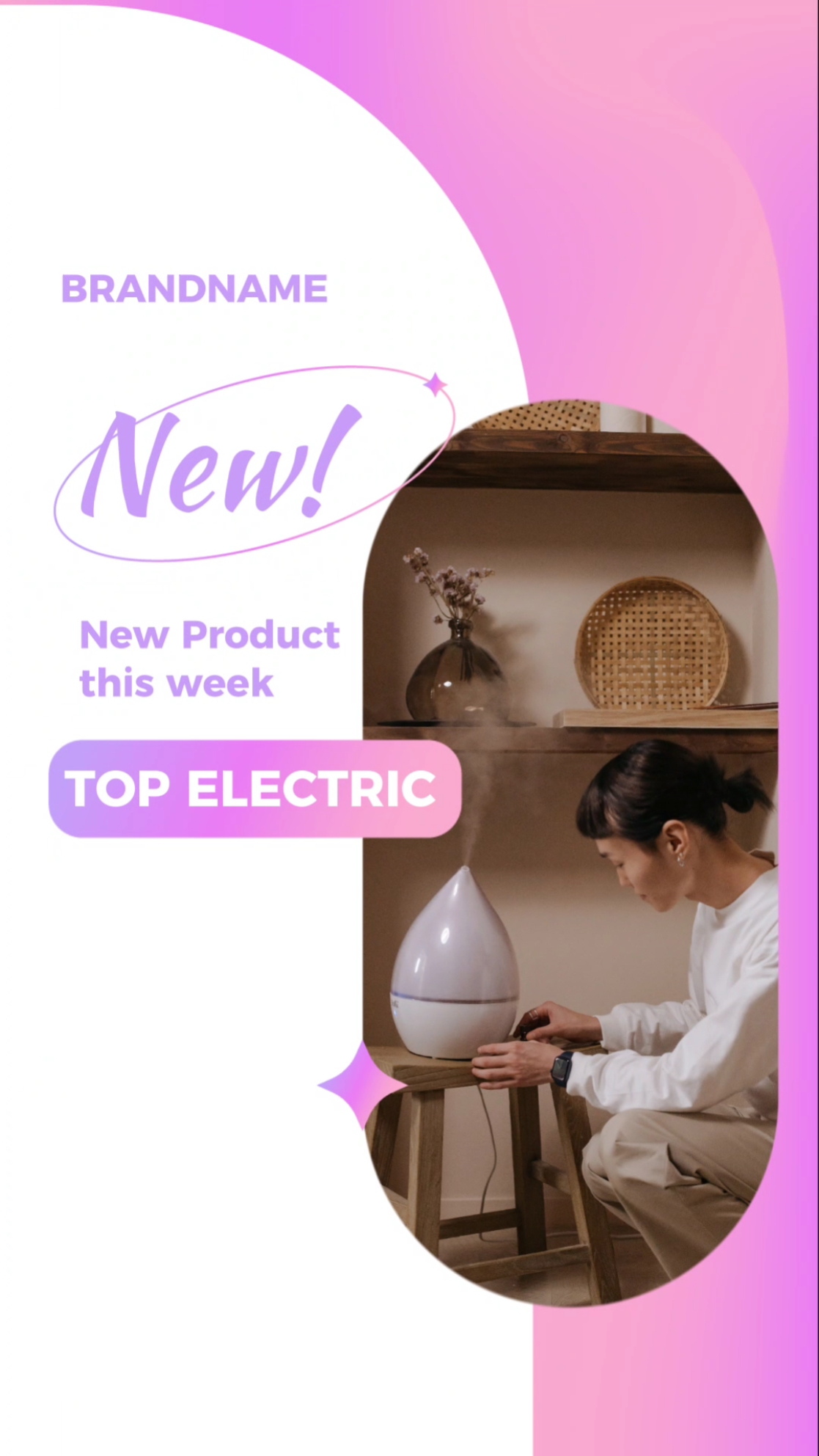 Home Appliances Show With Gradient Style