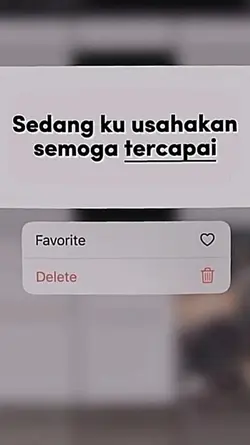 sedang ku usahakan