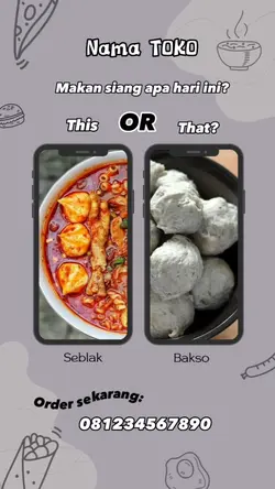 sebalak atau bakso?