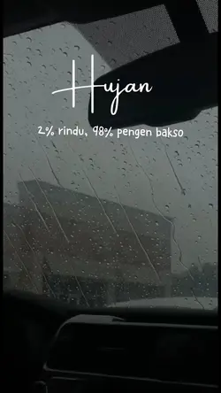 hujan2 pingin bakso