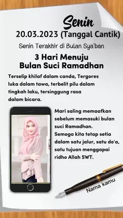 Senin Tanggal Cantik