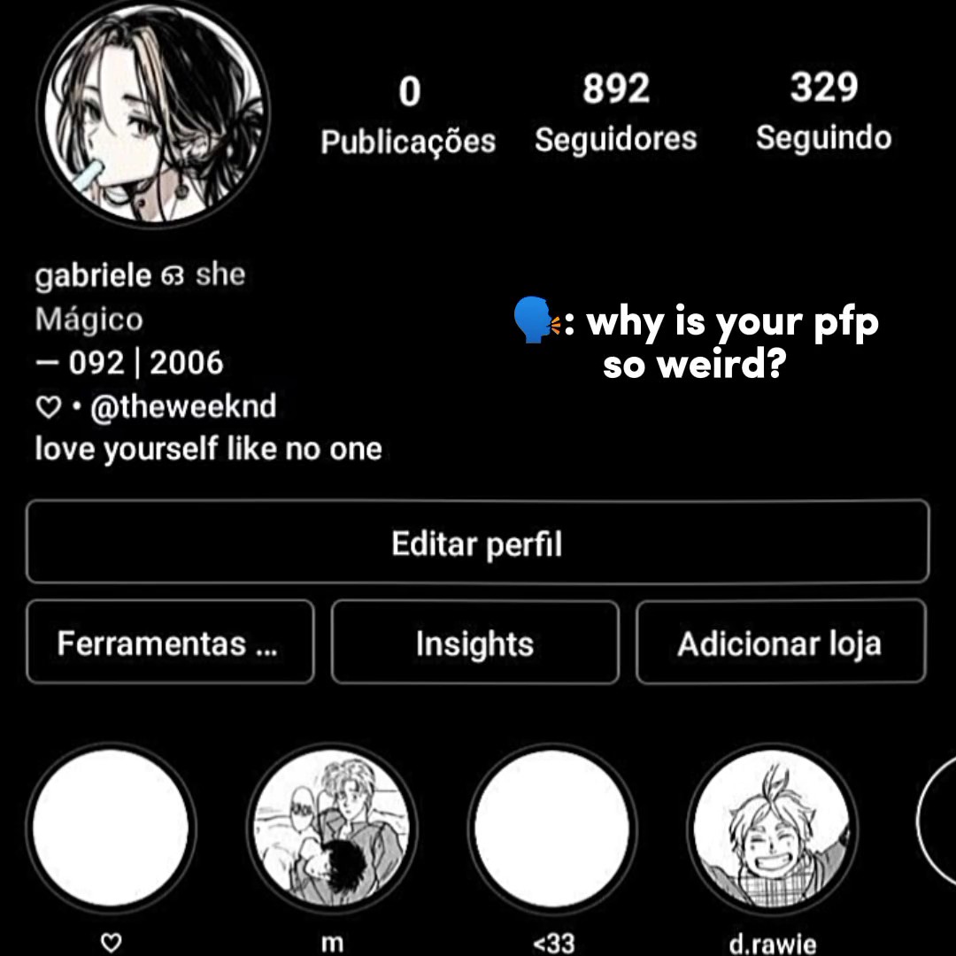 weird pfp 
