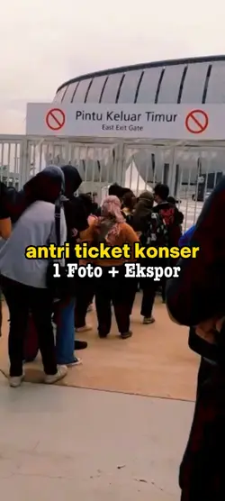 antri tiket konser