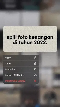 spill satu foto
