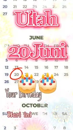 Ultah 20 juni