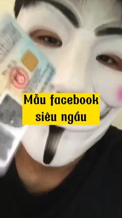 Mẫu facebook ngầu