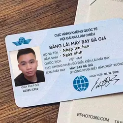 Bằng lái máy bay🤩