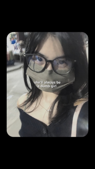 a dumb girl