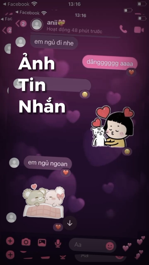 1 ảnh tin nhắn + màu