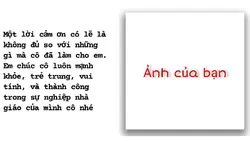 Mẫu lời chúc 20/11