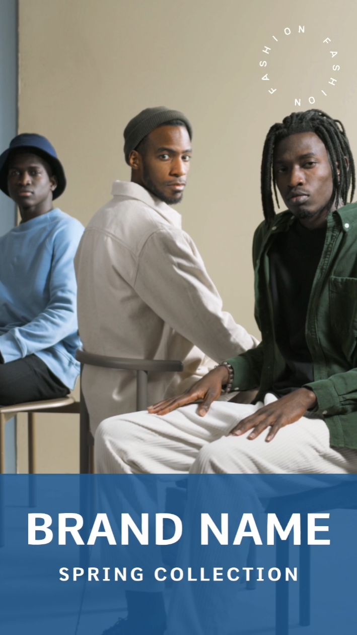 Colección de primavera para la moda masculina