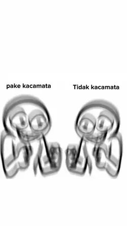Kacamata vs Tidak