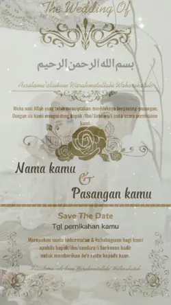 #UndanganPernikahan
