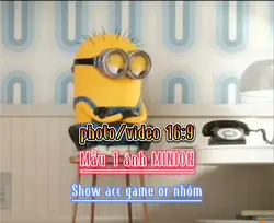 Mẫu 1 ảnh MINION