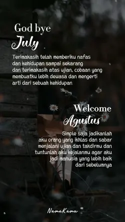 Welcome Agustus 