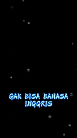 #gak bisah bahasa 