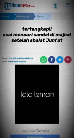 mencuci sandal