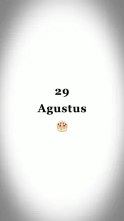 HBD, 29 AGUSTUS