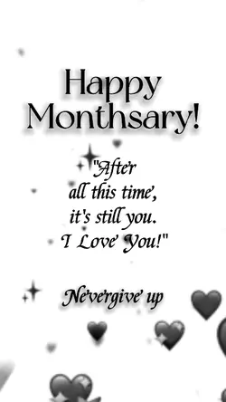 #HappyMonthsary