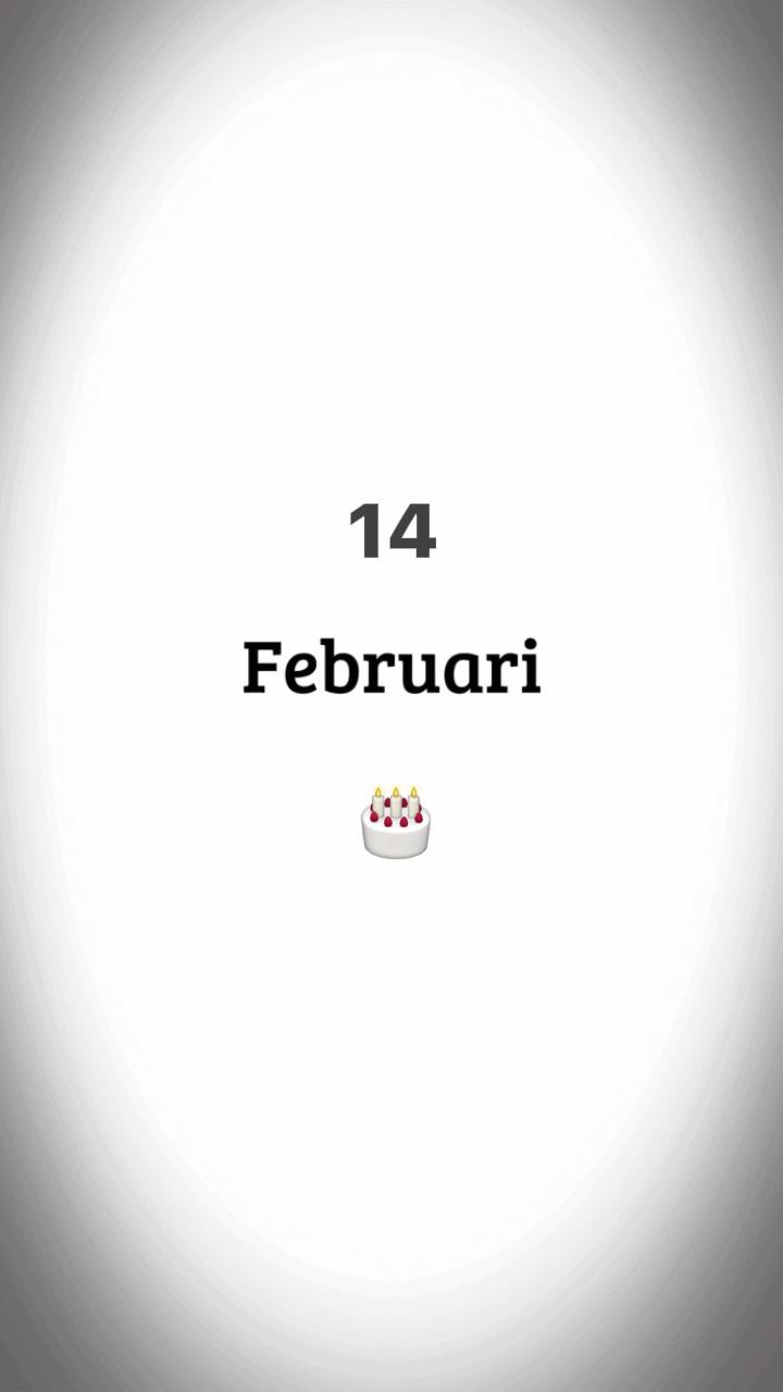 HBD 14 de febrero 🎂