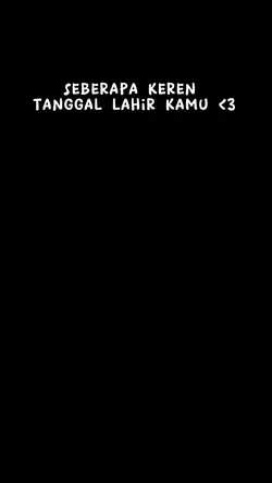 #tanggallahir