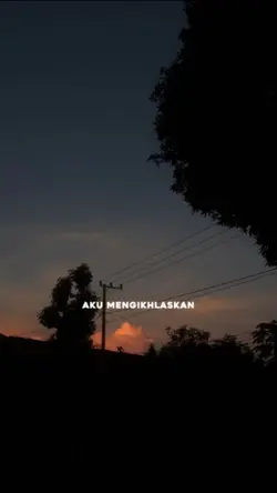 Aku Mengikhlaskan..