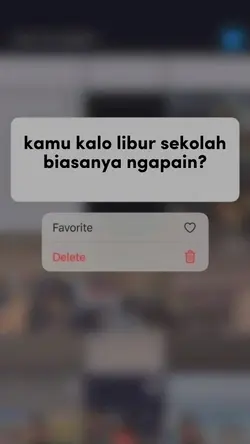 kalo libur sekolah