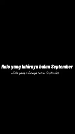 Selamat ulang tahun