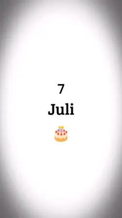 HBD 7 Juli 2022