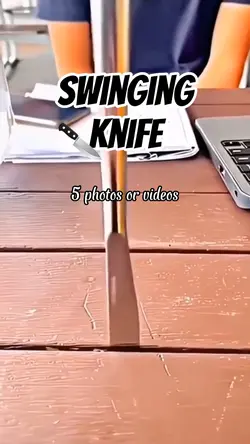 swinging knife