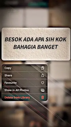 BESOK ADA APA?