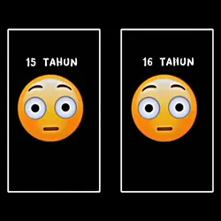 15 tahun X 16 tahun