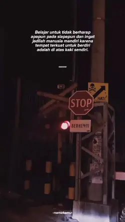 Berjuang sendiri 