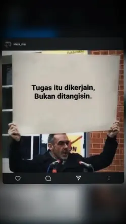 tugas itu dikerjain