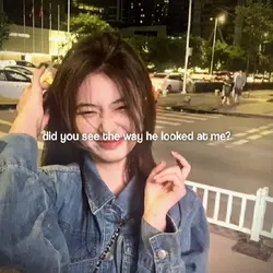 did u see the way he