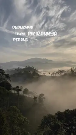 pikirannya perang