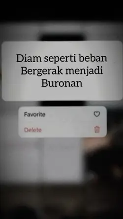 Diam seperti beban