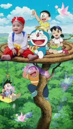 Bersama doraemon