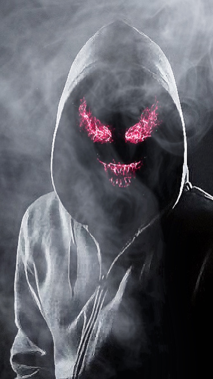 El diablo aparece en el juego | Importar una foto genial | Filtro de efecto preestablecido