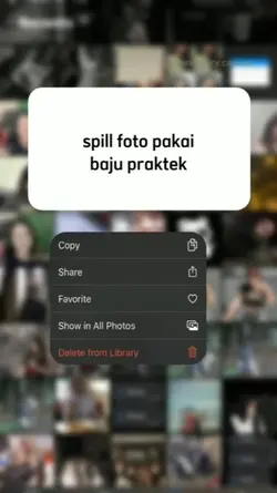spill baju praktek